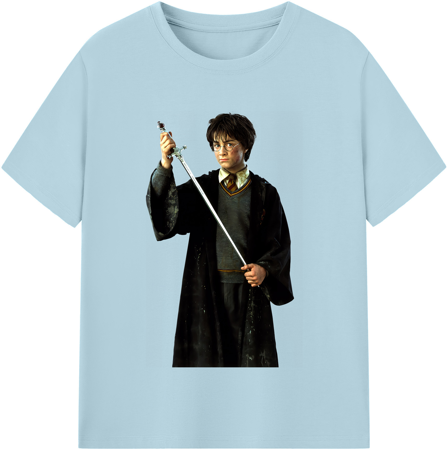 （画像用） Harry Potter ハリー・ポッターシリーズ 綿100％半袖Tシャツ（フロントプリント）